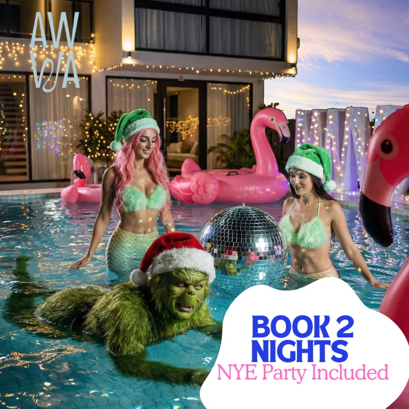 Awwasome offer: 2 nights and free access New Year’s Eve 🎉