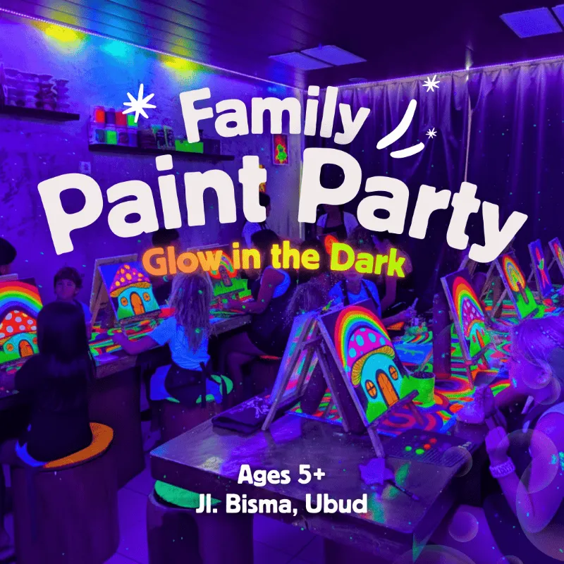๐ Family Paint Party: Glow in the Dark (Ages 5+)