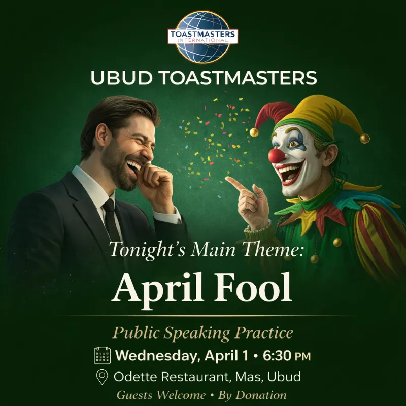 Ubud Toastmasters · Public Speaking Night