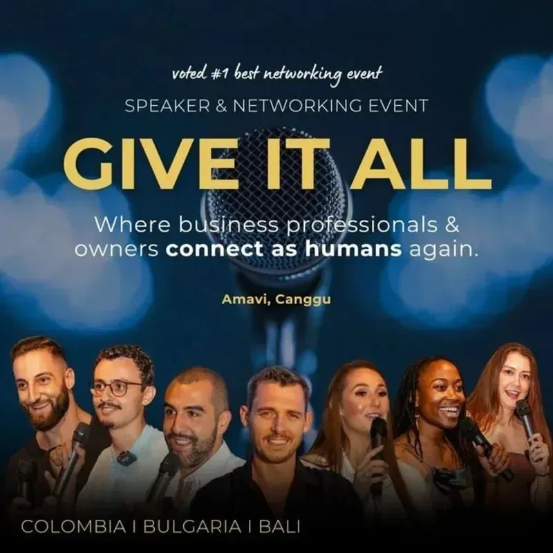 Give It All - Speaking & Networking