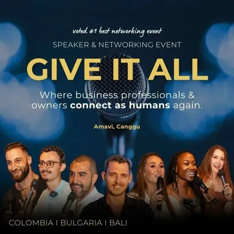 Give It All - Speaking & Networking