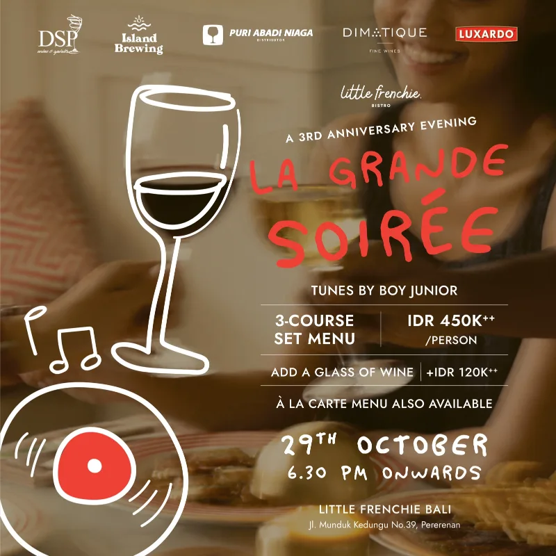 La Grande Soirée — Little Frenchie's 3rd Anniversary