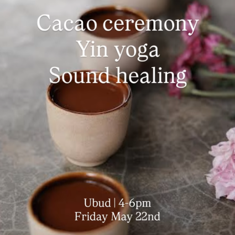 ✨ Cacao Ceremony, Yin Yoga & Sound Healing ✨