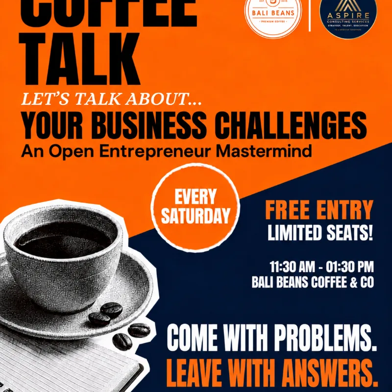 Coffee Talk! Let's Talk About.... : Your Business Challenges