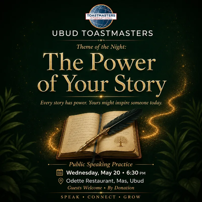 π€ Ubud Toastmasters Β· Public Speaking Night