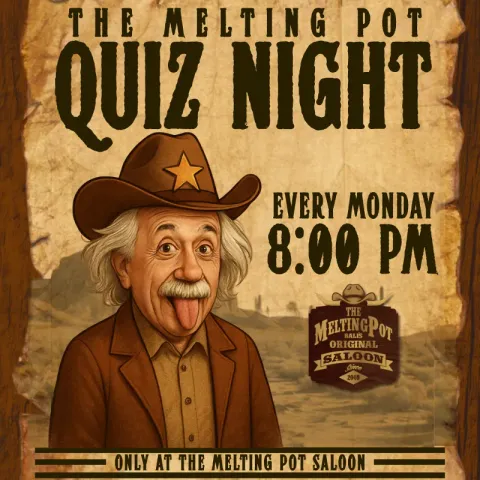 Monday Quiz Night At The Melting Pot Saloon | Every Week | Free Entry