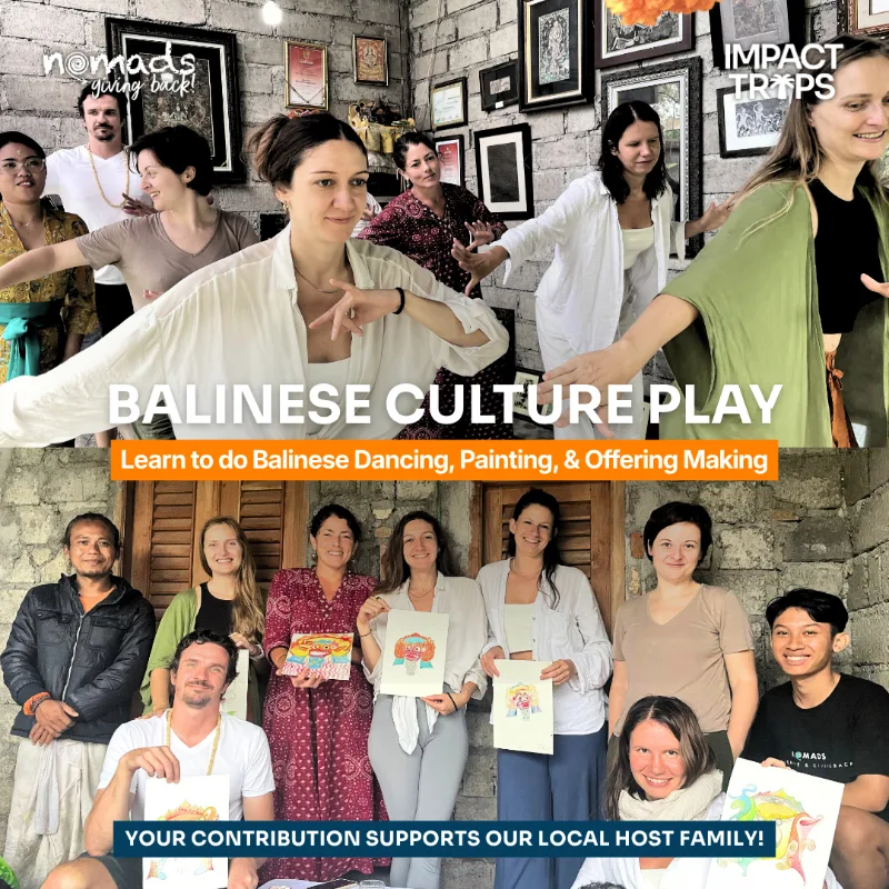 Balinese Dancing, Painting, & Offering Making