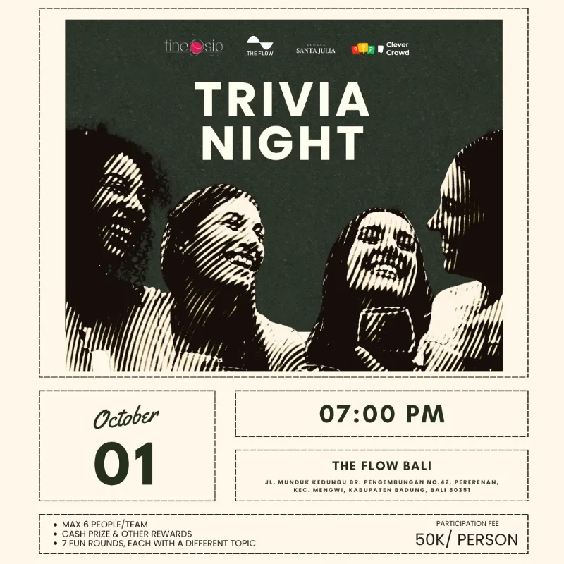 Canggu Quiz Night! π§ β‘