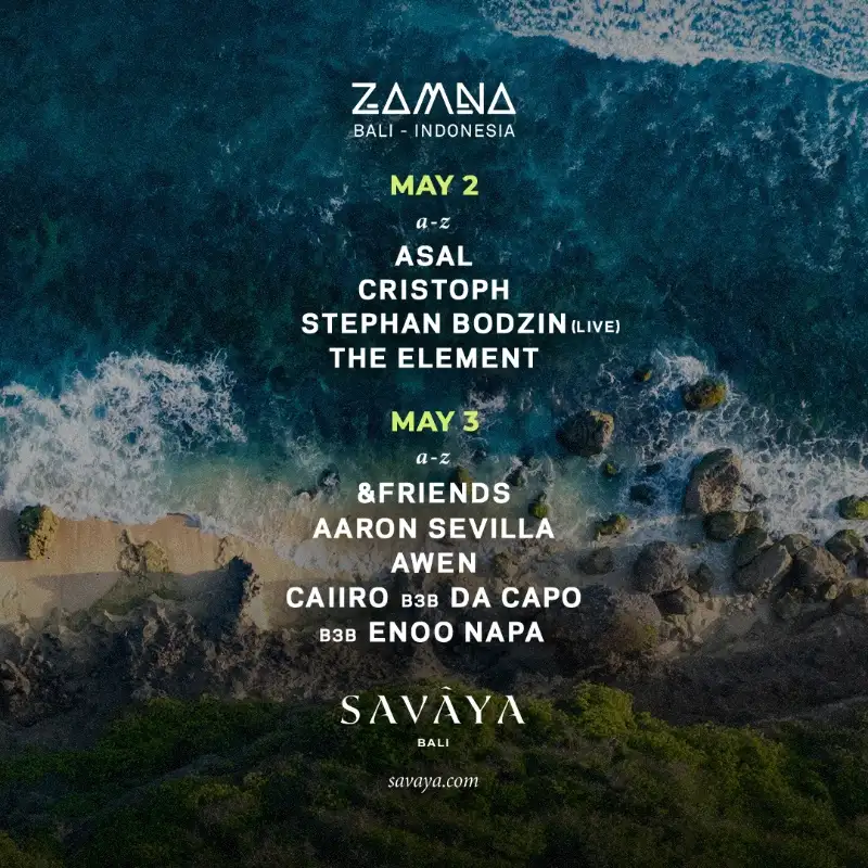 ZAMNA BALI - MAY 2026