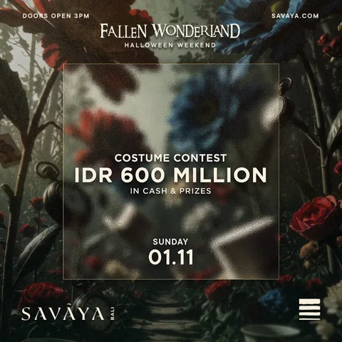 Fallen Wonderland - Halloween Costume Contest poster