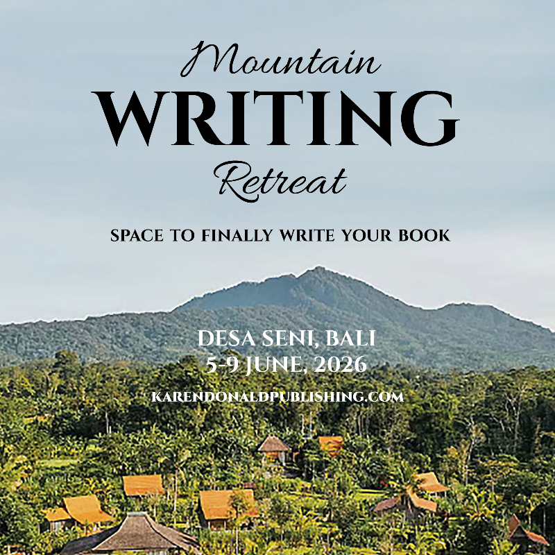 4 Day Mountain Writing Retreat 5-9 June At Desa Seni, Bali.